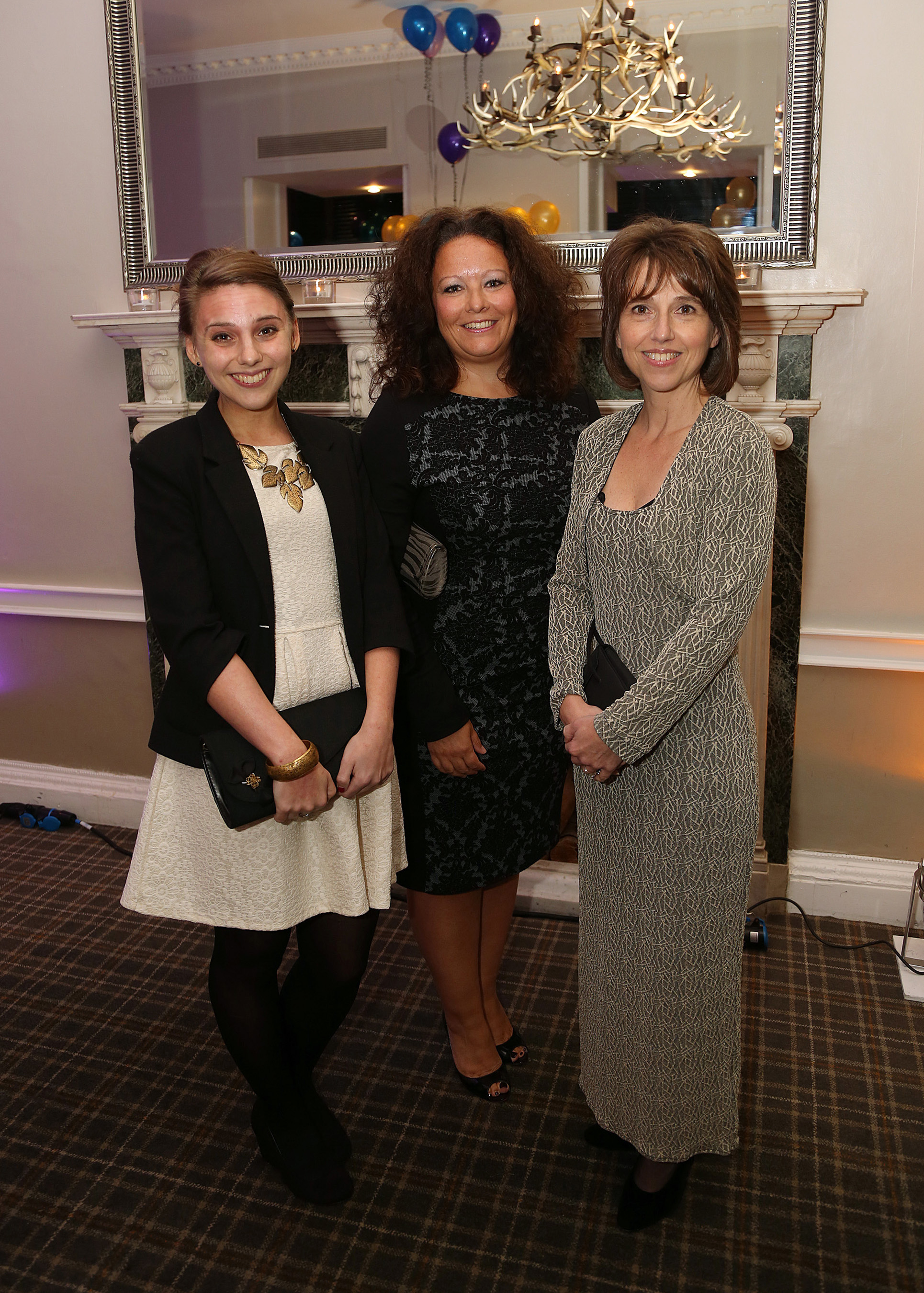 Hannah Ovenden, Emma Johnson and Karen Ovenden, Hireserve, at Inspire Business Awards 2014