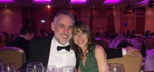 Karen and Jeremy Ovenden at the In-house Recruitment Awards