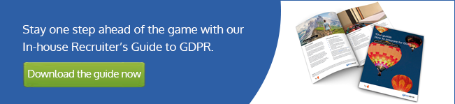 Link to download the In-house Recruiter's GDPR Guide