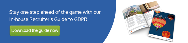 Link to download the In-house Recruiter's GDPR Guide